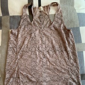 Lace tank